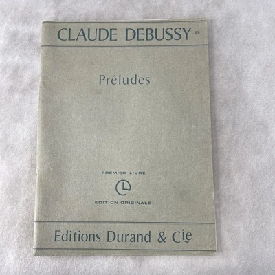 1910 Claude Debussy Preludes  Premier Livre Edition Originale French Durand & Ci - Image 1 of 4