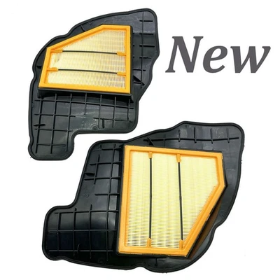 Par de filtros de aire del motor izquierdo y derecho para BMW 550i 650i 750i 750Li X5 X6 4,4 L Foto 1 de 4