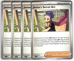 4x Janine's Secret Art 059/064 x4 - Shrouded Fable - Pokemon TCG - Playset - Picture 1 of 1