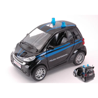 SMART FORTWO 2007 POLIZIA PENITENZIARIA 1:24 New Ray Forze dell'Ordine Modellino - Immagine 1 di 3