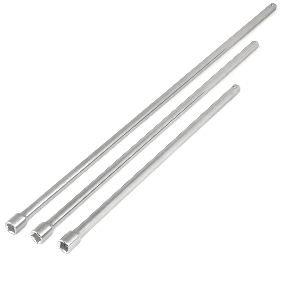 TOOLUXE 00216L 1/2 Drive Long Reach Extension Bar Set | 3 Piece | 18, 24, 30 ... - Image 1 of 4