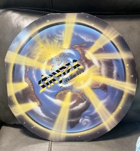 STRYPER "The Yellow And Black Attack" LP (Enigma ST 73207) Blue Vinyl 1986 - Picture 1 of 6