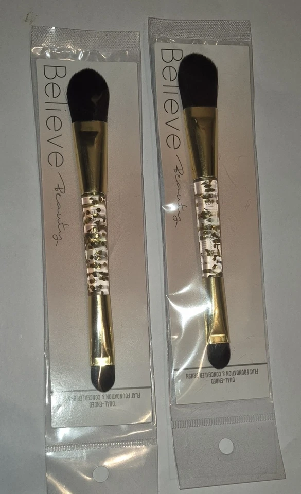  Believe Beauty BASE DE BASE Y CEPILLOS CORRECTORES FRONTALES PLANOS DE DOBLE EXTREMO Foto 1 de 1
