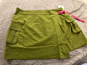 Fabletics Jillian Wickelrock verwaschen oliv rosa Größe XL neu mit Etikett. - Bild 1 von 3