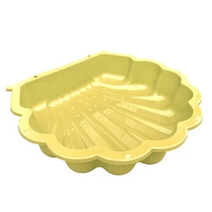 Sand & Wasser Muschel Wassermuschel SAND 1-teilig Sandkasten Sandmuschel gelb - Bild 1 von 2