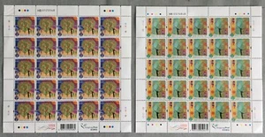 Hongkong 2013.  Luftpost & Lokalstempel Sc#1594,95 Vollblatt-Set.  Neuwertig - Bild 1 von 1