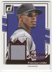 2016 Donruss Jersey Kings Red #JKFL Francisco Lindor /199