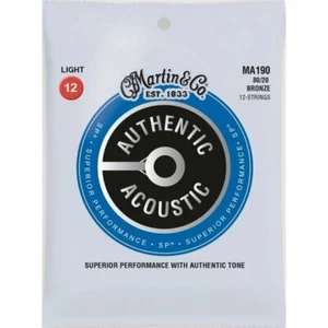 Martin MA190 Superior Performance SP 80/20 12-String Acoustic strings 12-54 - Picture 1 of 1