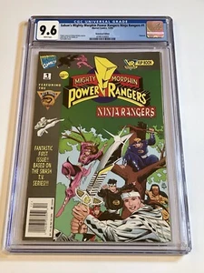 Mighty Morphin Ninja Rangers 1995 #1 Flipbook VR Troopers raro quiosco CGC 9,6 - Imagen 1 de 10