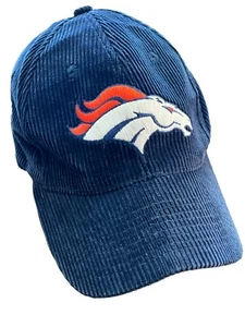 Denver Broncos Logo Athletic Vintage Hat NFL Football Corduroy Embroidered - Picture 1 of 7