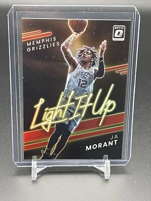 2021-22 Donruss JA MORANT LIGHT IT UP RED #/99 🔥🔥🔥 - Image 1 of 2