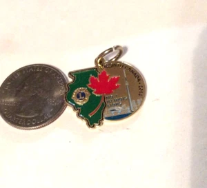 Lions Club International Pin 2014 Toronto Canada Illinois ILL. CHARM MD-1 - Picture 1 of 2