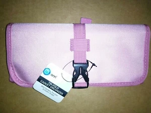 ONN Tri-Fold Reise Rosa Gadget Organizer mit Taschen Beutel Riemen 9"x4" Neu mit Etikett - Bild 1 von 5