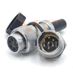WEIPU Original WS20 7pin aviation connector, connector bulkhead plug socket - Picture 1 of 7
