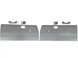NEW interior Door Panels Set. Toyota Pickup truck 1984-1988 CENTER ONLY Gray - Picture 1 of 4
