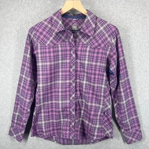 Club Ride Women's S Purple Liv'n Keep Warm Riding Flannel Pink Bicycle Shirt - Picture 1 of 11