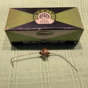 Merit TV-187 Video Peaking Coil 250uH 11.5 Ohms  - Picture 1 of 3