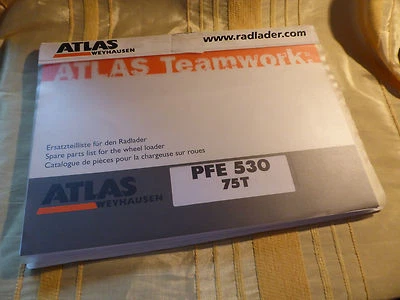 Original Ersatzteilliste zu dem Atlas Radlader PFE 530 75T - Bild 1 von 2