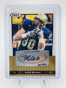 Tarjeta autografiada SAGE Hit Nate Byham #A88 2010 novato radiocontrol automático #120/250 - Imagen 1 de 3