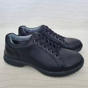 Bogs Herren Cruz Spitze schwarz Leder Wanderschuhe Freizeit Outdoor Größe 8 gebraucht, in einwandfreiem Zustand - Bild 1 von 10
