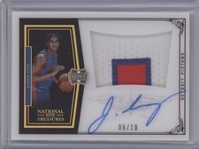JADEN IVEY 2022-23 NATIONAL TREASURES #145 RETRO 2010 GOLD ROOKIE PATCH AUTO /10