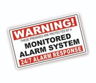 Property Alarm System Monitored Warning Security Stickers Home Business Signs A1