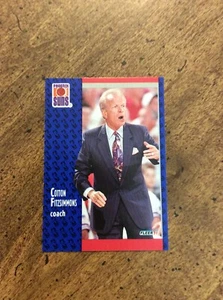 1991-92 Fleer #159 Cotton Fitzsimmons . Phoenix Suns, coach nm ib - Picture 1 of 2