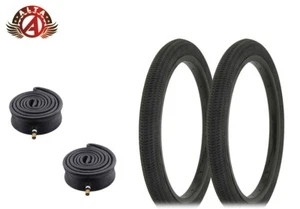2 ALTA BICYCLE WIRE BEAD TIRE 18" X 1.95 BLACK BMX/FREESTYLE W/ HEAVYDUTY TUBES. - Picture 1 of 1