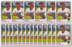 x20 Johan Rojas 2022 Topps Heritage Minor League #55 Rookie Card RC lot Phillies