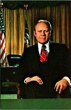 President Gerald Ford Portrait Chrome Postcard UNP Unused