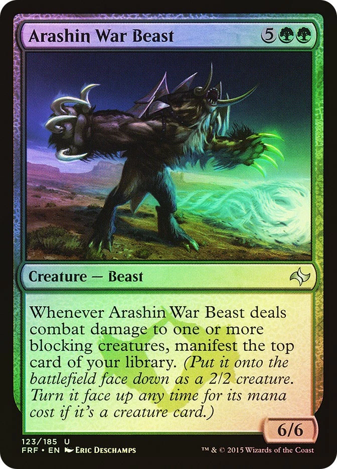 MTG FOIL Arashin War Beast  - Fate Reforged #123 - Image 1 of 1