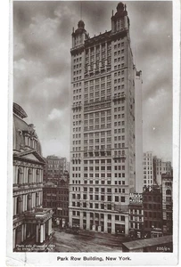 Park Row Building, New York 1899 photocard mailed 1911 with Scott's #331 - Picture 1 of 2