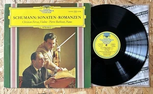 Ferras Violin Barbizet Piano Schumann Sonatas Romanzen DGG 138998 SLPM Ed1 NM - Picture 1 of 5