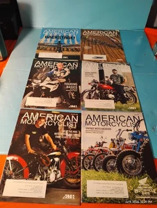 LOT OF 6 AMERICAN MOTORCYCLIST MAGAZINES - Picture 1 of 6