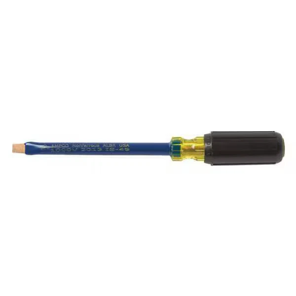 Safety Tools Non-Sparking Insulated Slotted Screwdriver 5/16 in Round IS-49 - Image 1 of 1