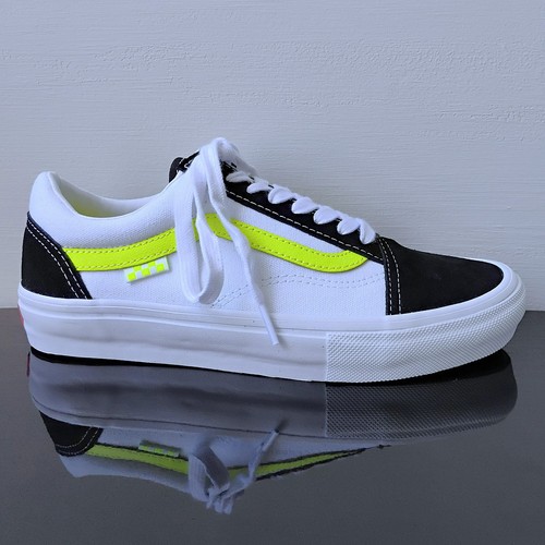Sneaker Vans uomo skate oldol skoolsciata tela sc incredibile incr neon veroco giallo