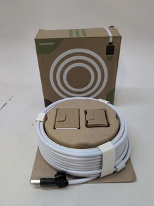 SimpliSafe Stromkabel und Netzteil für Überwachungskamera weiß (61413) - Bild 1 von 9