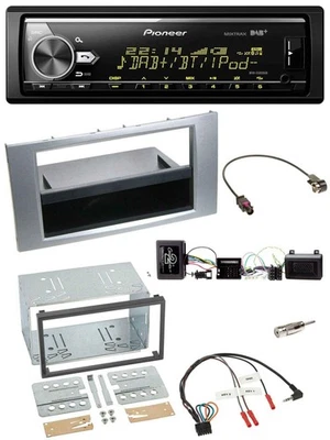 Pioneer Bluetooth USB DAB Lenkrad Autoradio für Ford Kuga 2008-2012 silber - Bild 1 von 4