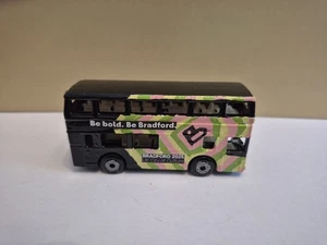 Matchbox Bus First Bradford Capital of Culture 2025 black Livery Bus - Picture 1 of 3