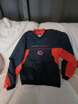 NFL Team Apparel On Field Mens M Pullover Embroidery Chicago Bears Football NICE - Image 1 of 4