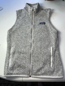 Patagonia Women’s Medium Better Sweater Vest Full Zip Fleece Pockets Athletic - Picture 1 of 7