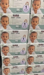Kirkland Signature Diapers 1 (8-14 Lb) 96 Count - Picture 1 of 1