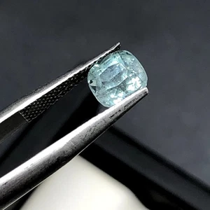 Natürlicher Meeresschaum grüner Turmalin 1 kt Kissenschliff Edelstein, lose Edelstein - Bild 1 von 23