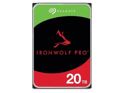 Seagate IronWolf Pro ST20000NT001 20TB 7200 RPM 256MB Cache SATA 6.0Gb/s 3.5" - Image 1 of 4