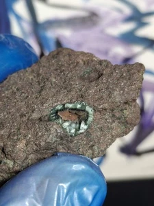Basalt Matrix Isle Royale Greenstone Display Specimen Michigan 2.4 Ounce Gem - Picture 1 of 11