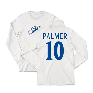 Cole Palmer 10 Chelsea-Inspired - Soccer Jersey-style Long Sleeve Tshirt - Picture 1 of 8