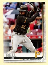 2019 Topps Series 1 Josh Bell baseball card #208 Pittsburgh Pirates
