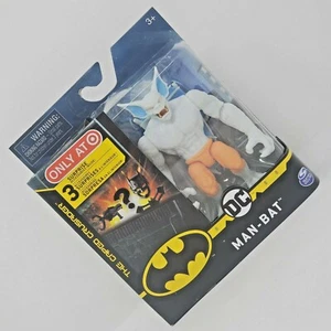 DC Spinmaster Caped Crusader White MAN-BAT Target Exclusive 1ST Edition Batman - Picture 1 of 9