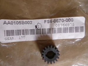 Canon FS6-0670-000 17T Gear Usado en Fijación Conjunto de Aplicación de Aceite GENUINO - Imagen 1 de 1