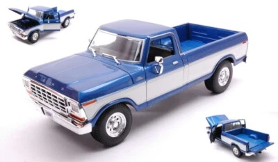 MODELLINO AUTO STATICO MAISTO FORD F-150 PICK-UP 1979 BLU MODELLISMO SCALA 1/18 - Immagine 1 di 4